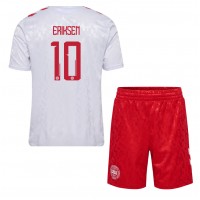 Denmark Christian Eriksen #10 Replica Away Minikit Euro 2024 Short Sleeve (+ pants)